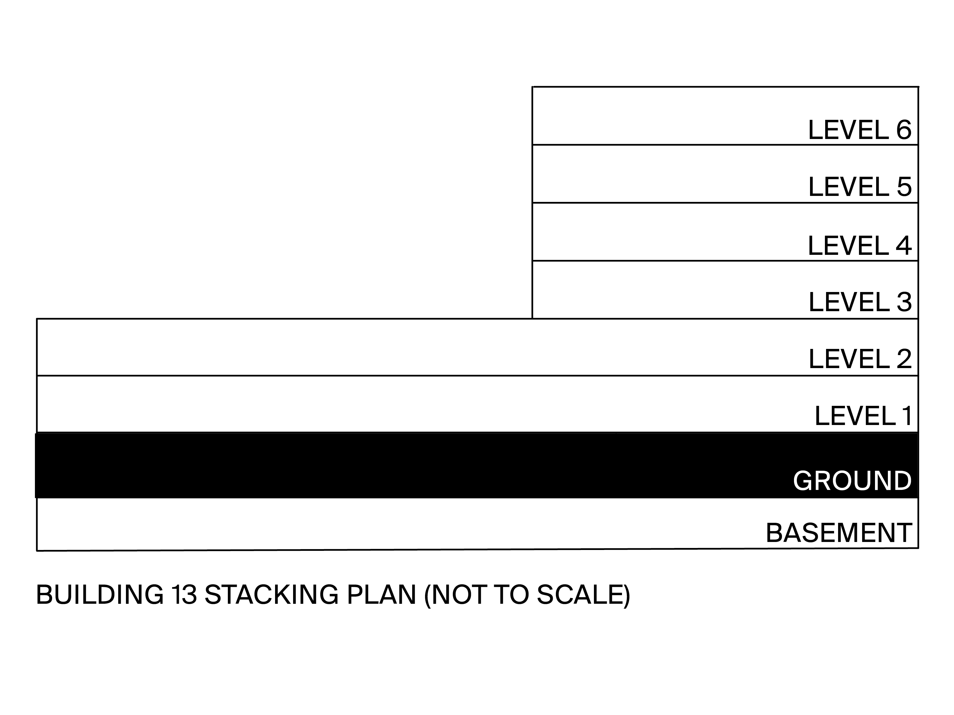 Building 13 stacking plan